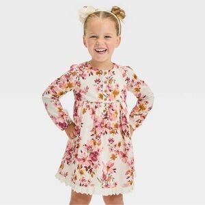 OshKosh B'gosh Pink and Cream Floral Dress